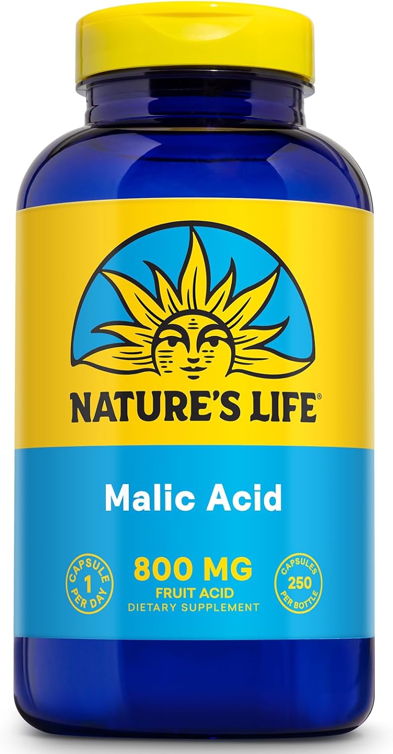 Natures Life Malic Acid 800Mg 200Caps