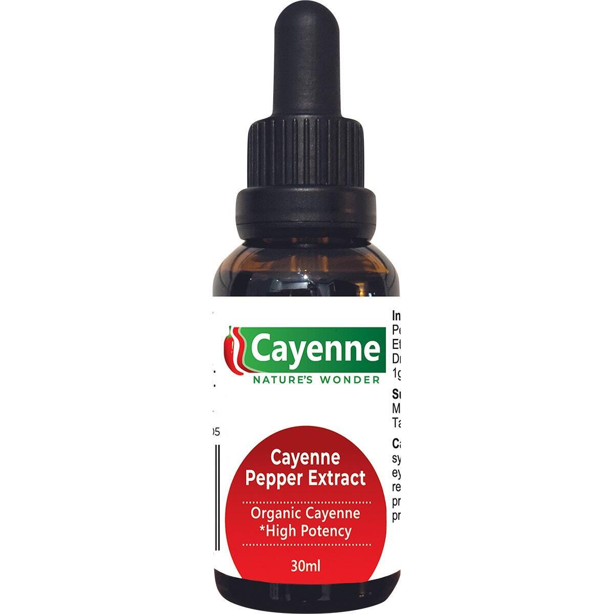 Cayenne Natures Wonder Cayenne Pepper Extract 30ml