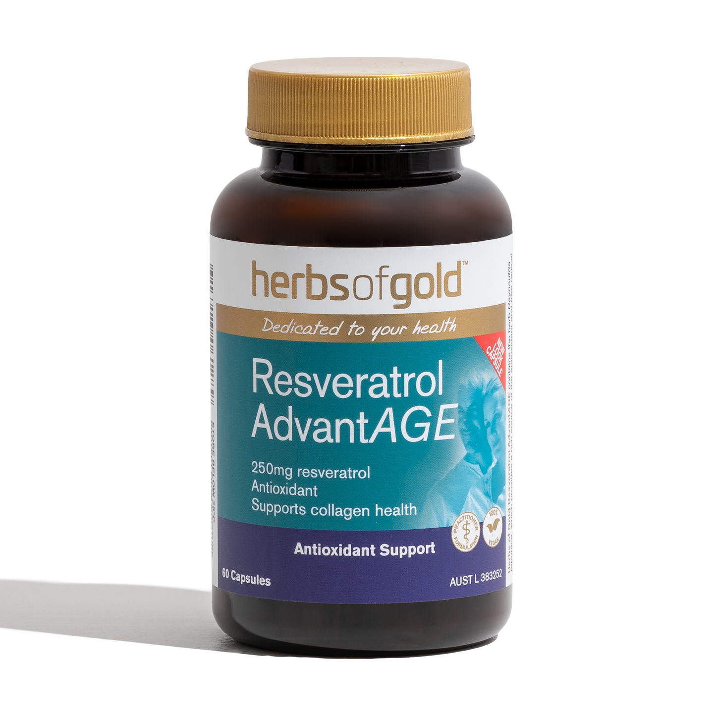 Herbs of Gold Resveratrol AdvantAGE 60caps