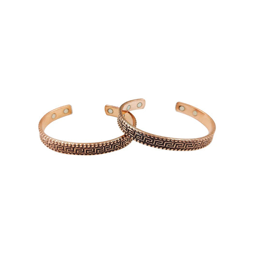 Copper Magnetic Bracelet Ocean