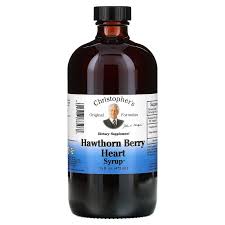 Christophers Hawthorn Berry Heart Syrup 472ml